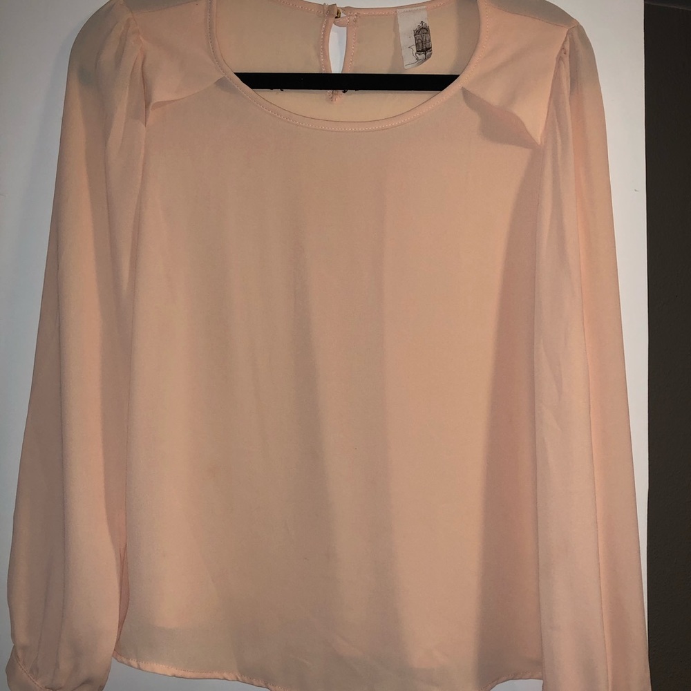 Light pink blouse